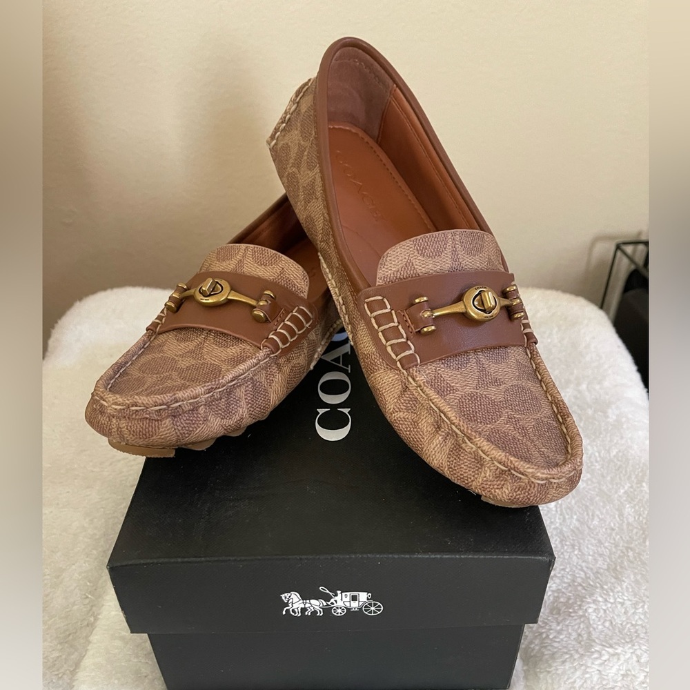 Coach Signature Loafers with Box